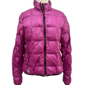 EDDIE BAUER First Ascent EB800 Down Filled Full-Zip Puffer Jacket in Magenta